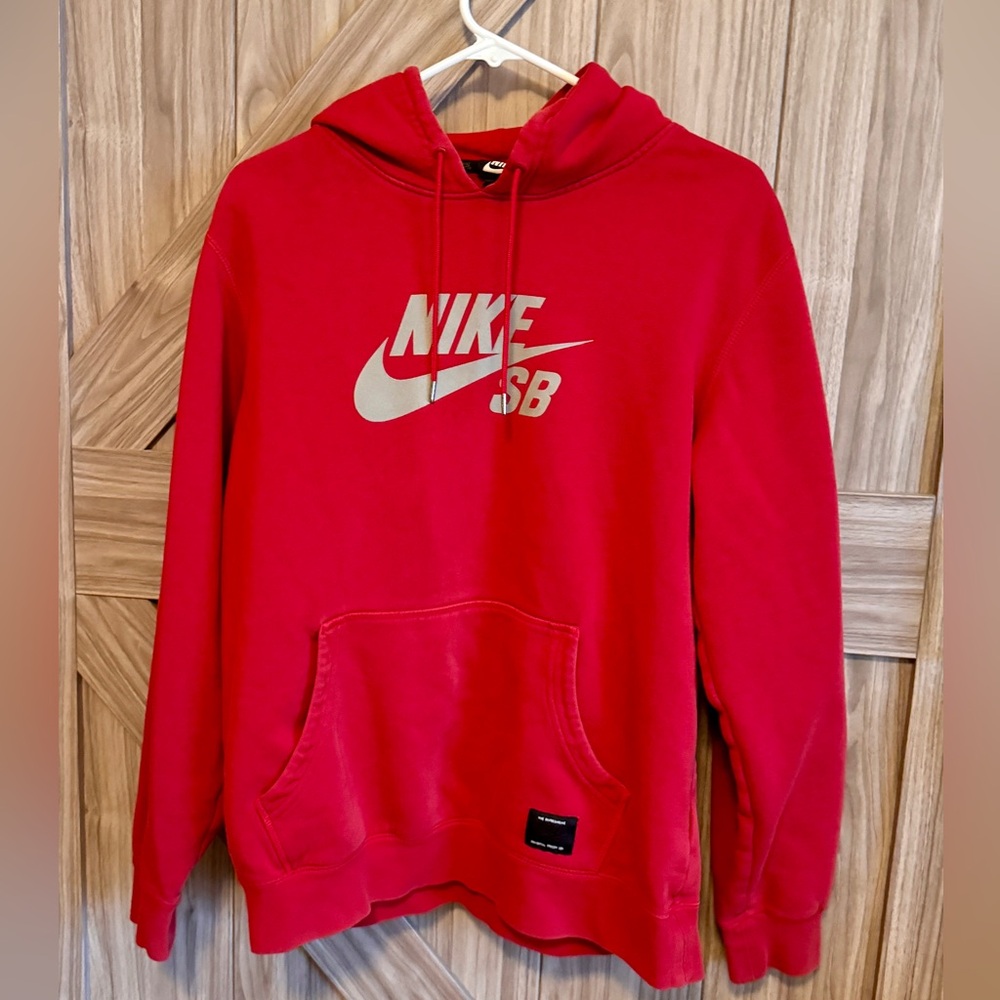 Nike Skateboarding red sweatshirt hoodie